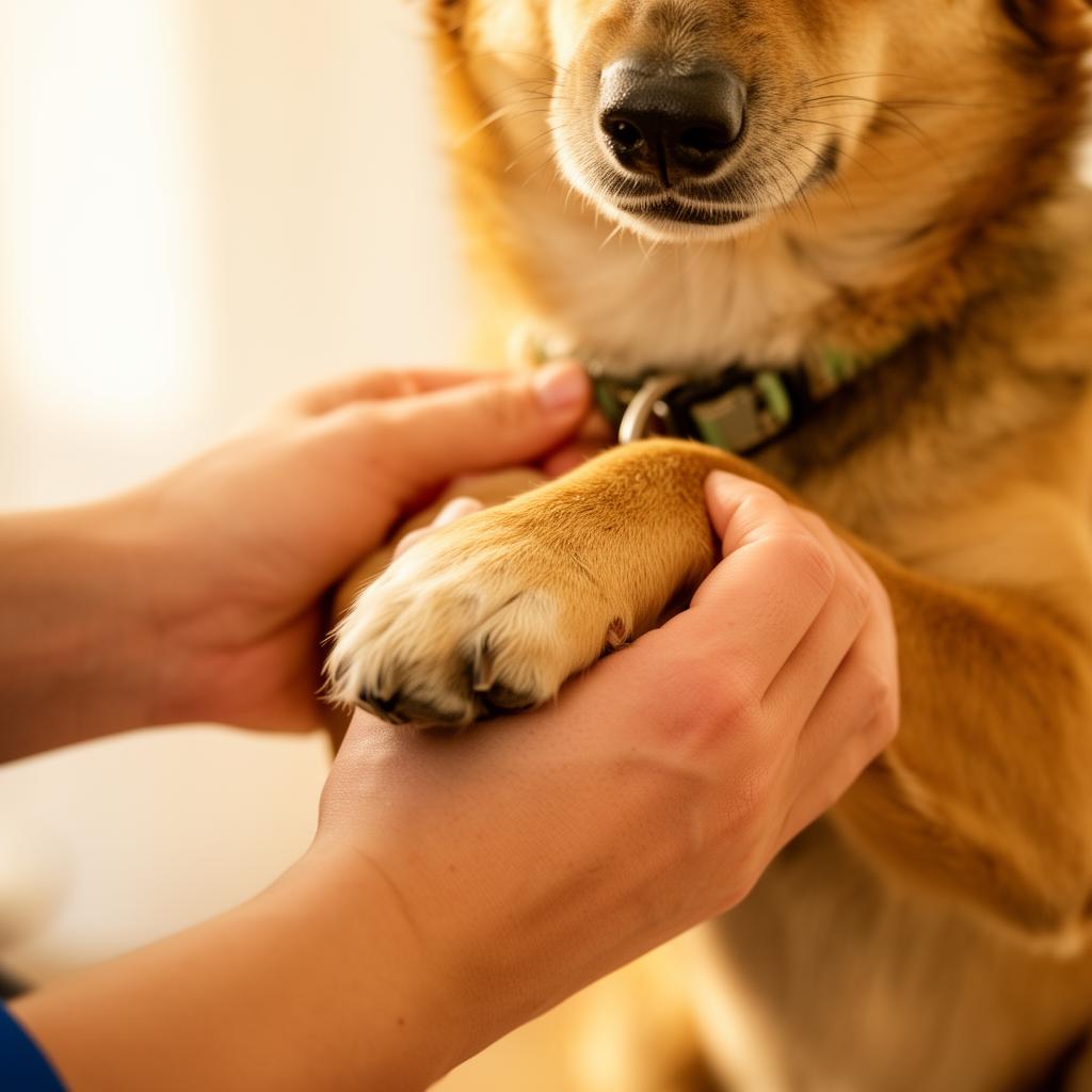 Responsible, gentle handling of a calm dog — David R. in Brunswick